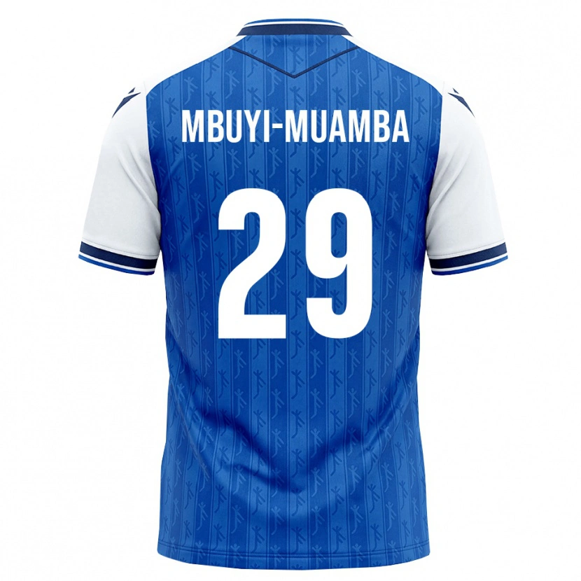 Danxen Kinder Hubert Mbuyi-Muamba #29 Königsblau Weiß Heimtrikot Trikot 2026/27 T-Shirt Österreich