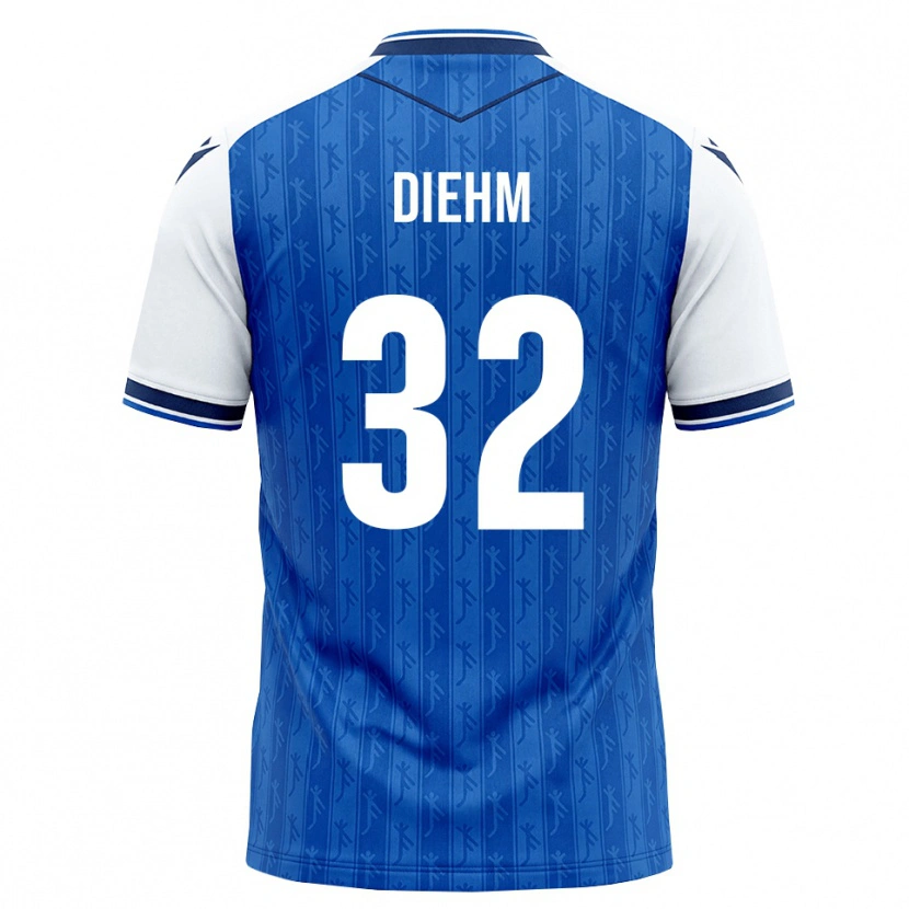 Danxen Kinder Vanessa Diehm #32 Königsblau Weiß Heimtrikot Trikot 2026/27 T-Shirt Österreich