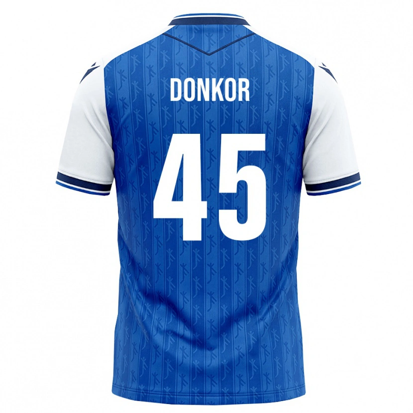 Danxen Kinder Denis Donkor #45 Königsblau Weiß Heimtrikot Trikot 2026/27 T-Shirt Österreich