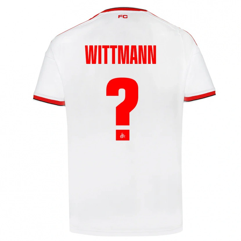 Danxen Kinder Eyk Wittmann #0 Weiß Rot Schwarz Heimtrikot Trikot 2026/27 T-Shirt Österreich