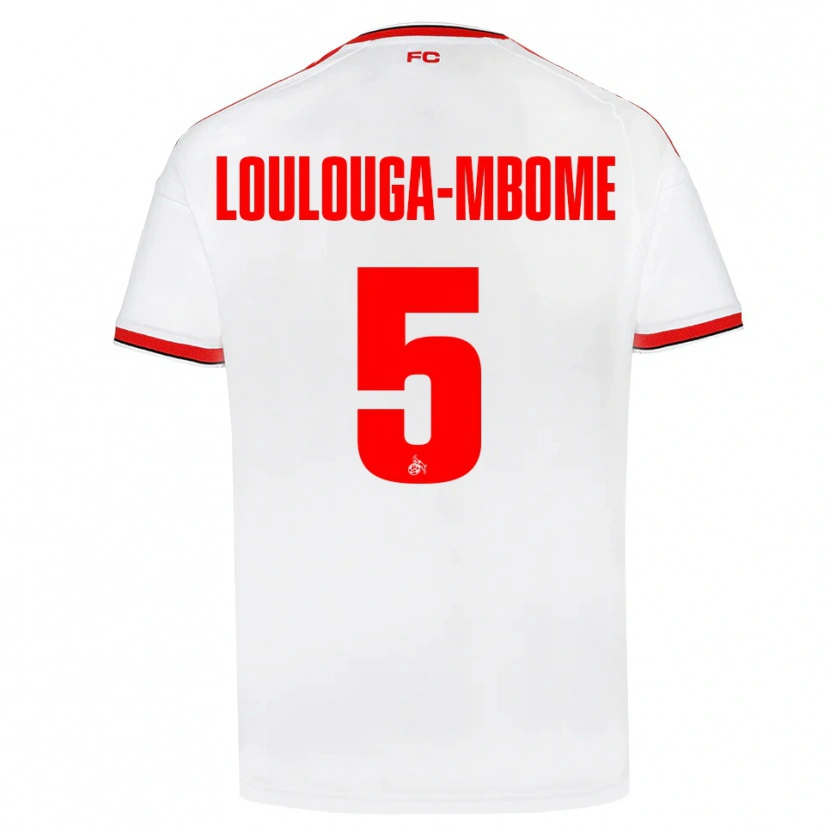 Danxen Kinder Pascal Loulouga-Mbome #5 Weiß Rot Schwarz Heimtrikot Trikot 2026/27 T-Shirt Österreich