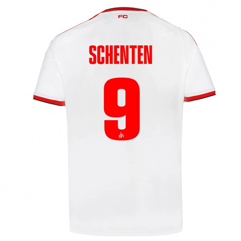 Danxen Kinder Fynn Schenten #9 Weiß Rot Schwarz Heimtrikot Trikot 2026/27 T-Shirt Österreich