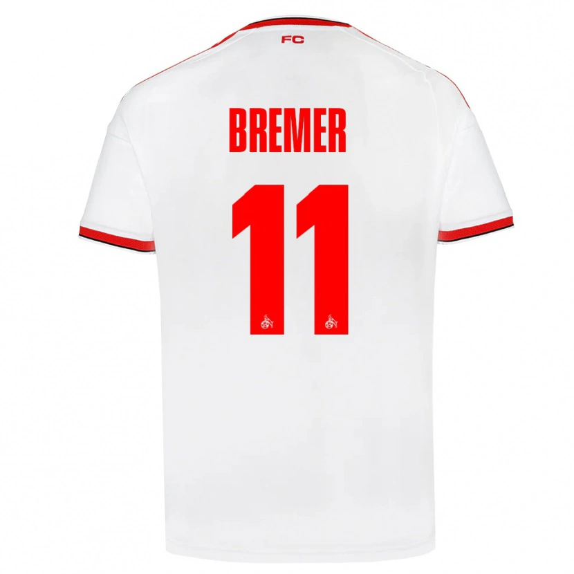 Danxen Kinder Pauline Bremer #11 Weiß Rot Schwarz Heimtrikot Trikot 2026/27 T-Shirt Österreich