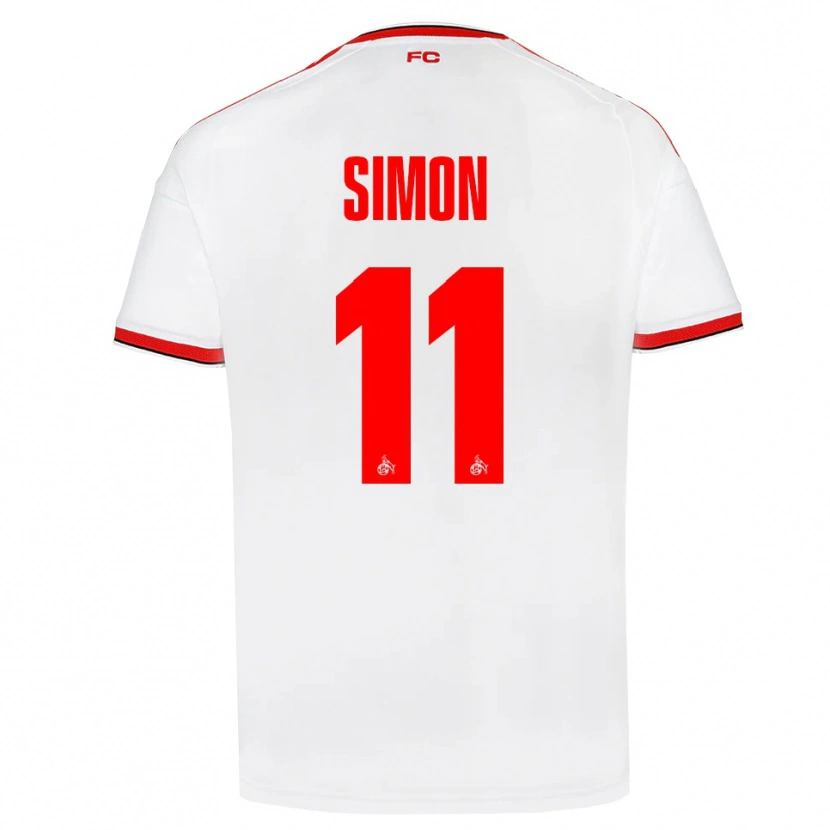 Danxen Kinder Josias Simon #11 Weiß Rot Schwarz Heimtrikot Trikot 2026/27 T-Shirt Österreich