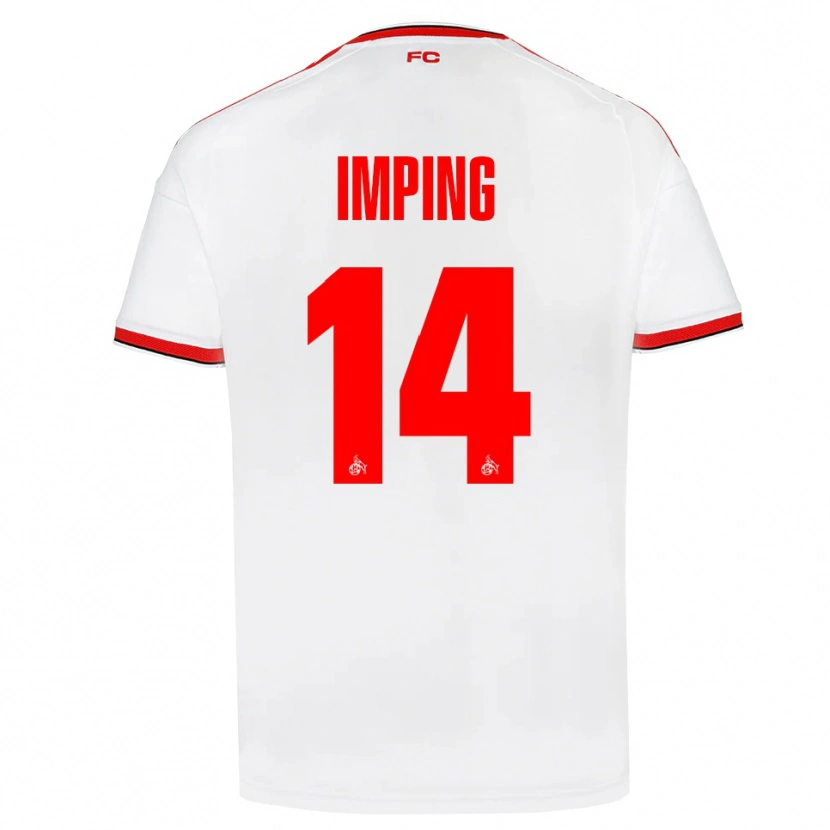 Danxen Kinder Carlotta Imping #14 Weiß Rot Schwarz Heimtrikot Trikot 2026/27 T-Shirt Österreich