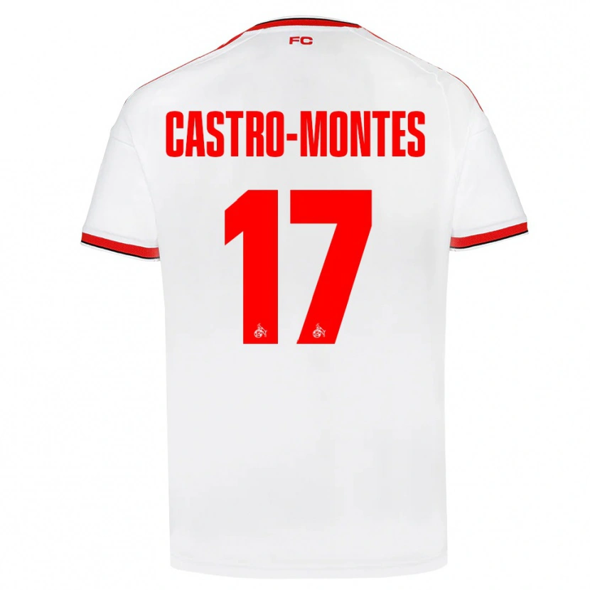 Danxen Kinder Alessio Castro-Montes #17 Weiß Rot Schwarz Heimtrikot Trikot 2026/27 T-Shirt Österreich