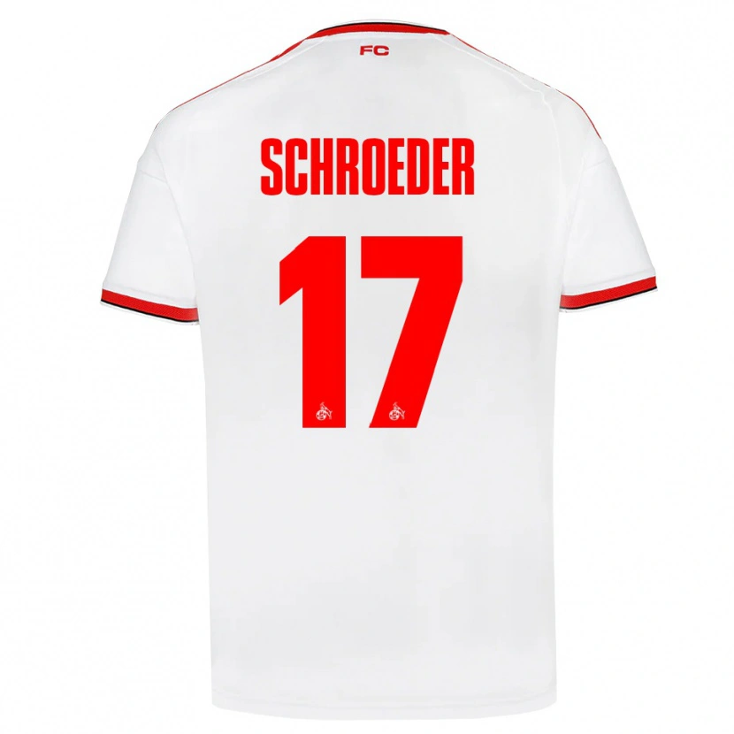 Danxen Kinder Alexander Schroeder #17 Weiß Rot Schwarz Heimtrikot Trikot 2026/27 T-Shirt Österreich