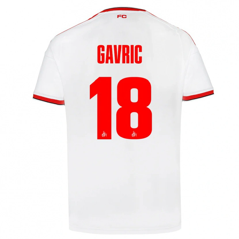 Danxen Kinder Andrea Gavrić #18 Weiß Rot Schwarz Heimtrikot Trikot 2026/27 T-Shirt Österreich