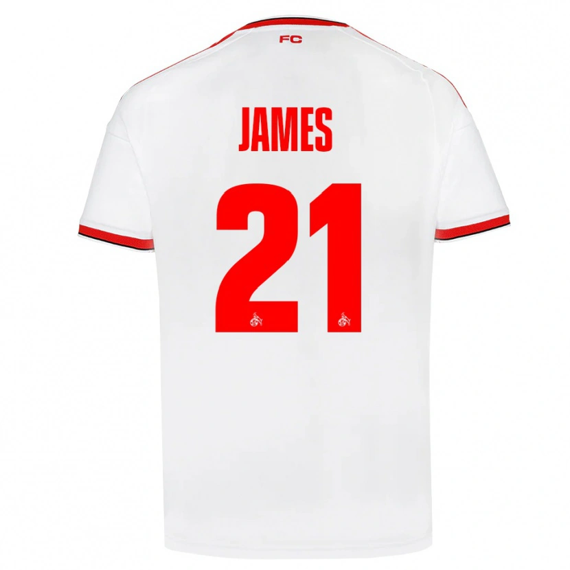 Danxen Kinder Martin James #21 Weiß Rot Schwarz Heimtrikot Trikot 2026/27 T-Shirt Österreich