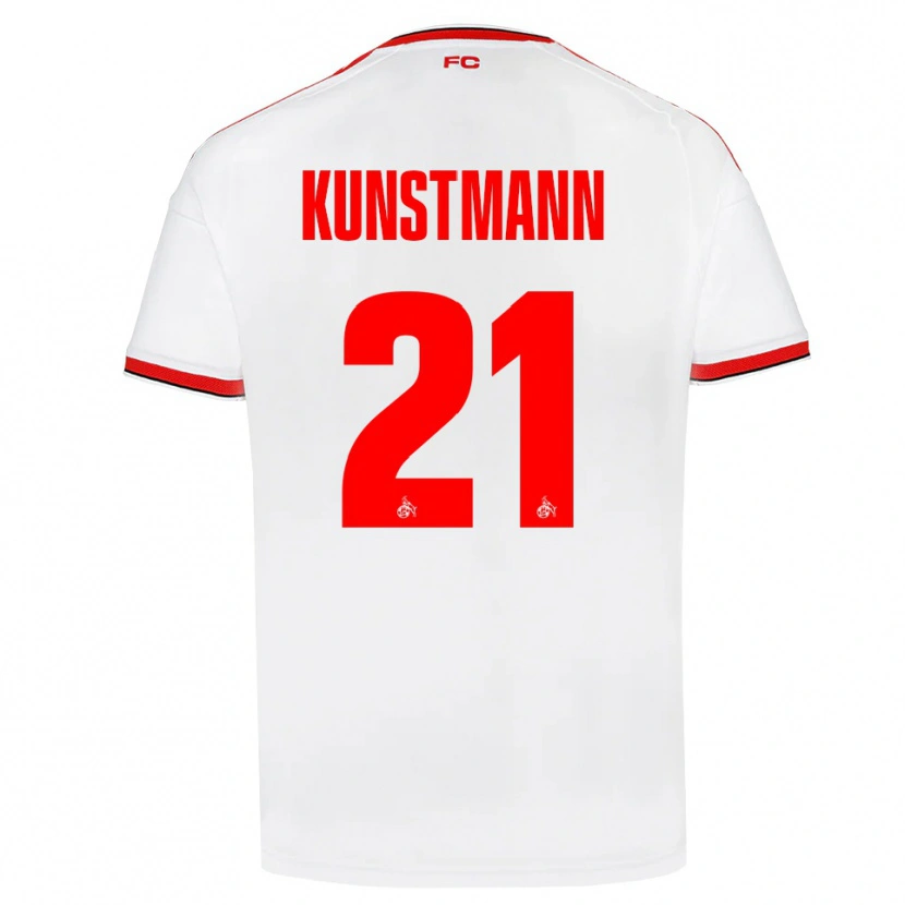 Danxen Kinder Jonas Kunstmann #21 Weiß Rot Schwarz Heimtrikot Trikot 2026/27 T-Shirt Österreich