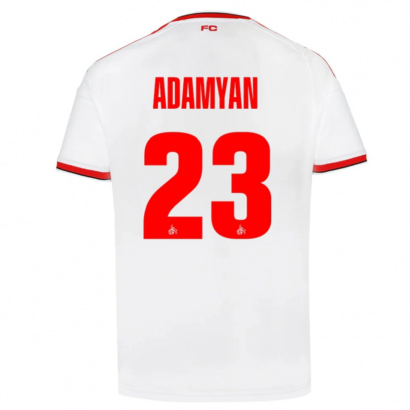 Danxen Kinder Sargis Adamyan #23 Weiß Rot Schwarz Heimtrikot Trikot 2026/27 T-Shirt Österreich