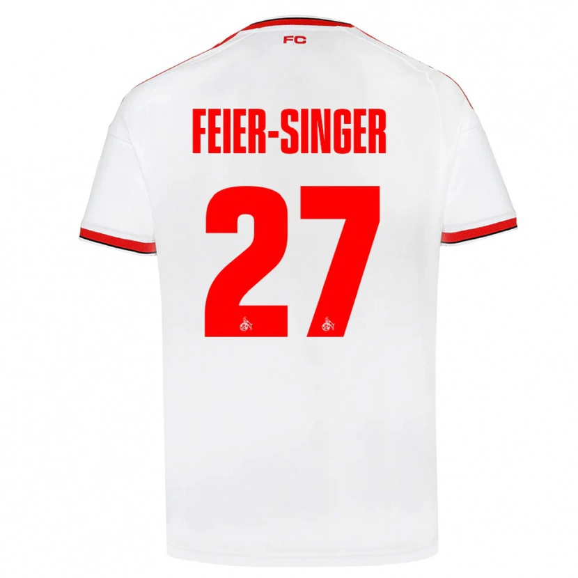Danxen Kinder Laura Feier-Singer #27 Weiß Rot Schwarz Heimtrikot Trikot 2026/27 T-Shirt Österreich