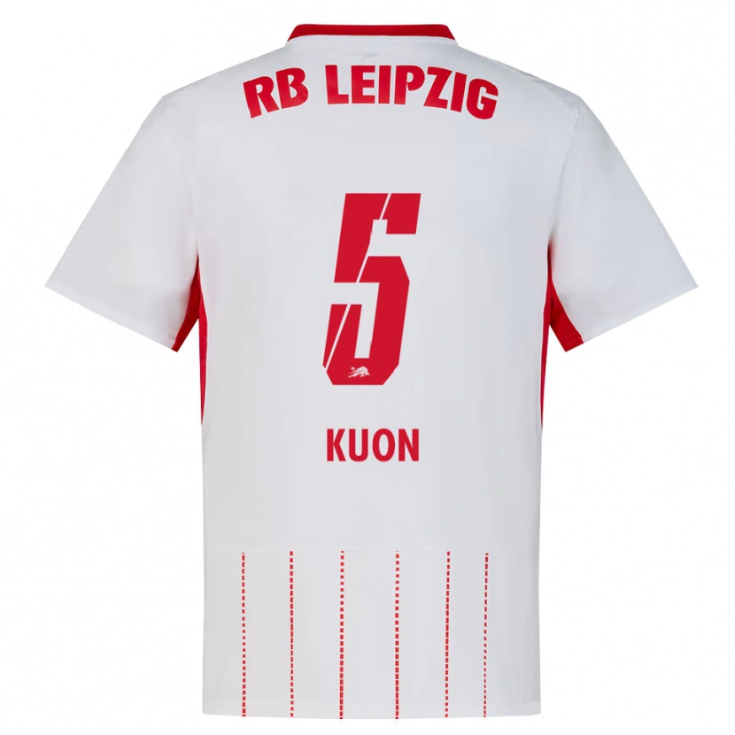 Danxen Kinder Xaver Kuon #5 Rot Weiß Gelb Heimtrikot Trikot 2026/27 T-Shirt Österreich
