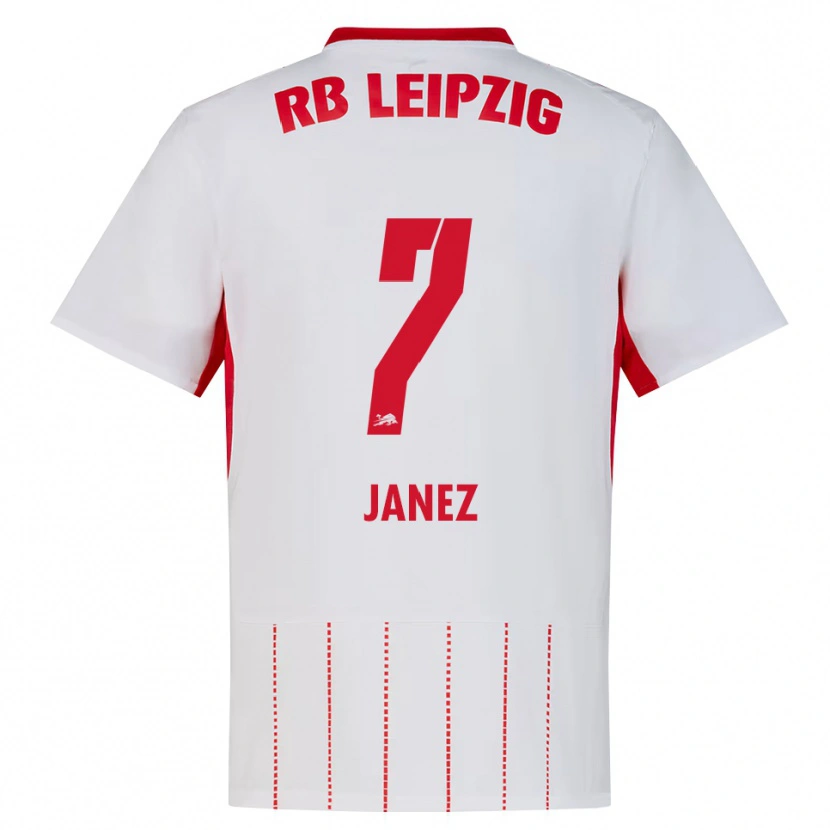 Danxen Kinder Korina Lara Janež #7 Rot Weiß Gelb Heimtrikot Trikot 2026/27 T-Shirt Österreich