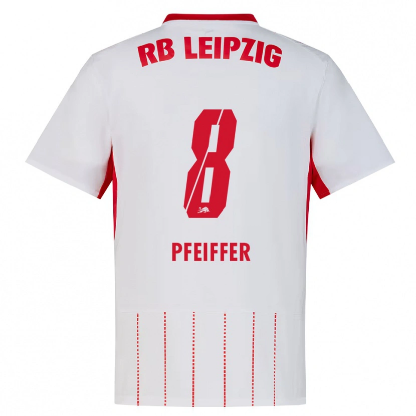 Danxen Kinder Jannik Pfeiffer #8 Rot Weiß Gelb Heimtrikot Trikot 2026/27 T-Shirt Österreich