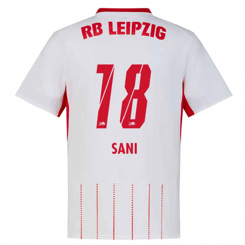 Danxen Kinder Suleman Sani #18 Rot Weiß Gelb Heimtrikot Trikot 2026/27 T-Shirt Österreich