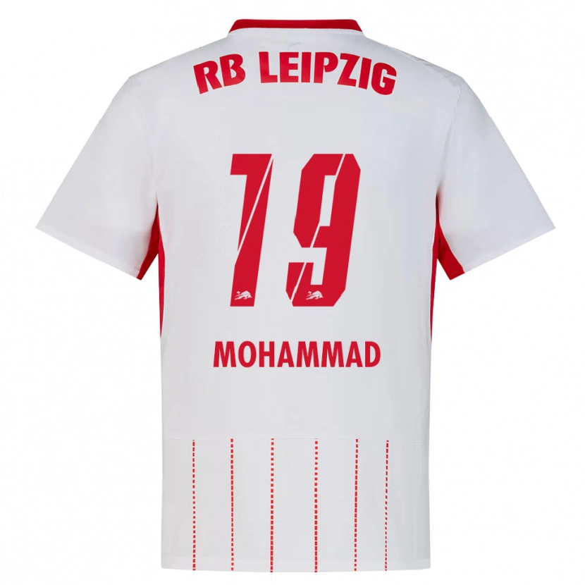 Danxen Kinder Sammy Mohammad #19 Rot Weiß Gelb Heimtrikot Trikot 2026/27 T-Shirt Österreich