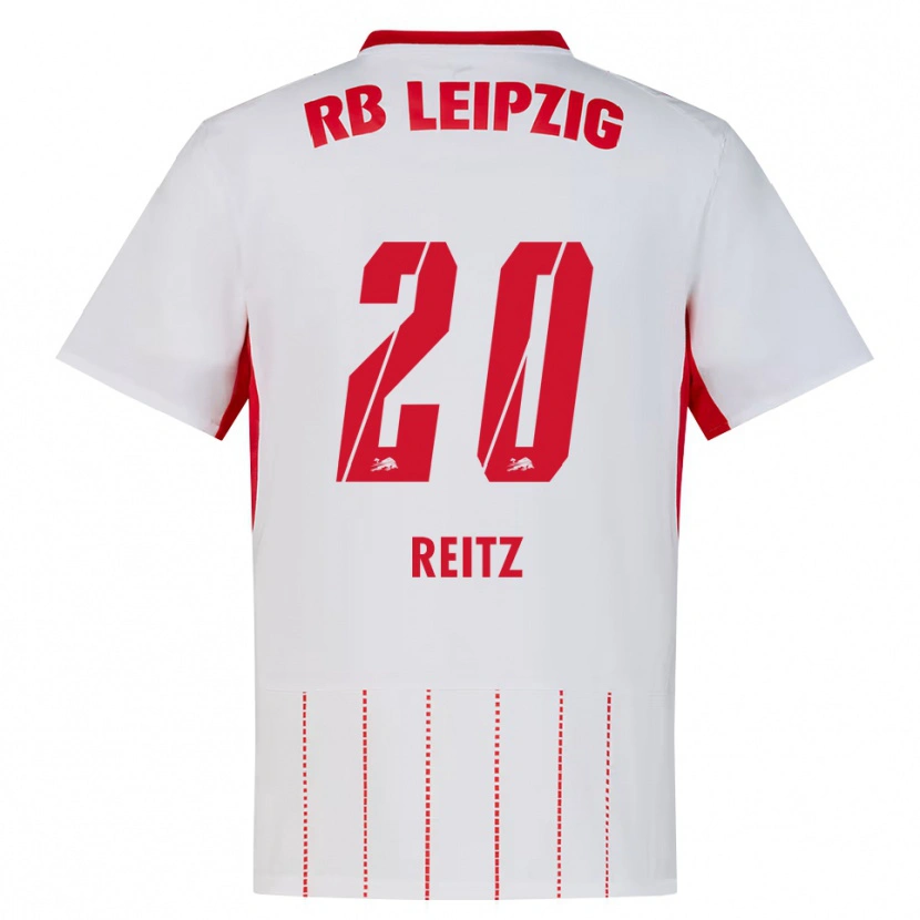 Danxen Kinder Rocco Reitz #20 Rot Weiß Gelb Heimtrikot Trikot 2026/27 T-Shirt Österreich