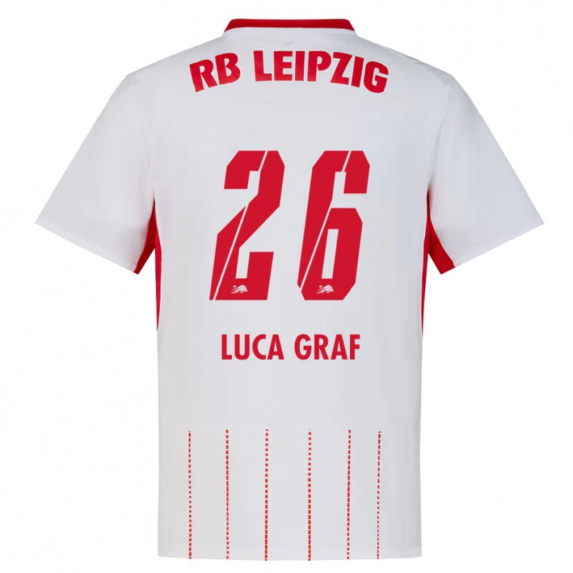 Danxen Kinder Luca Marie Graf #26 Rot Weiß Gelb Heimtrikot Trikot 2026/27 T-Shirt Österreich