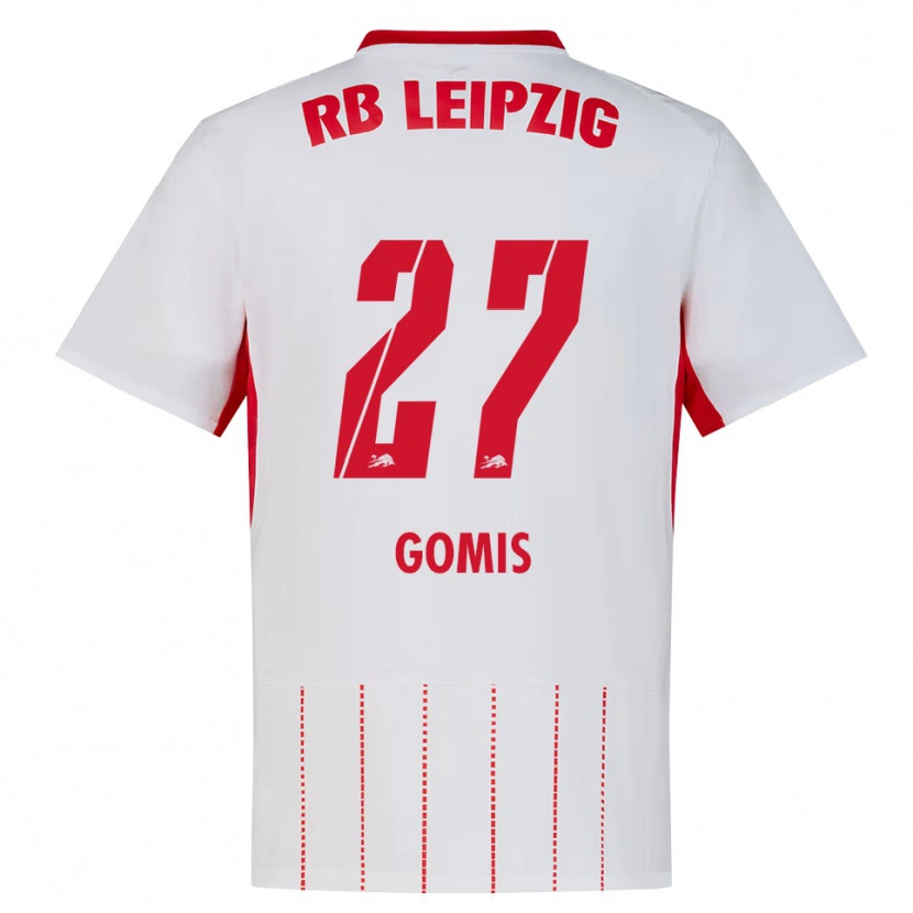 Danxen Kinder Tidiam Gomis #27 Rot Weiß Gelb Heimtrikot Trikot 2026/27 T-Shirt Österreich