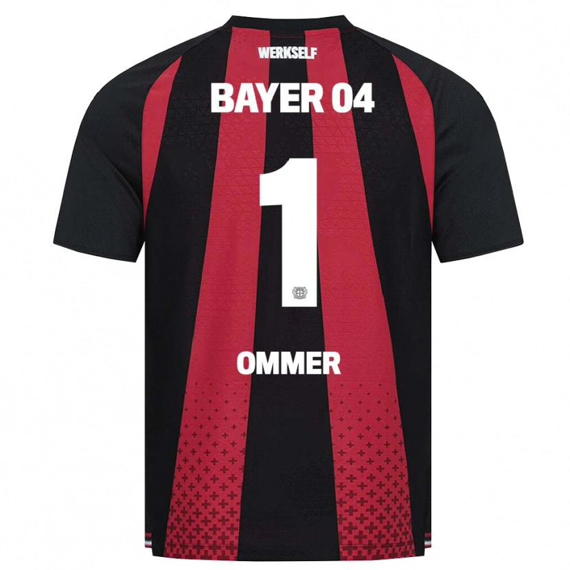 Danxen Kinder Yaron Ommer #1 Schwarz Weiß Rot Heimtrikot Trikot 2026/27 T-Shirt Österreich