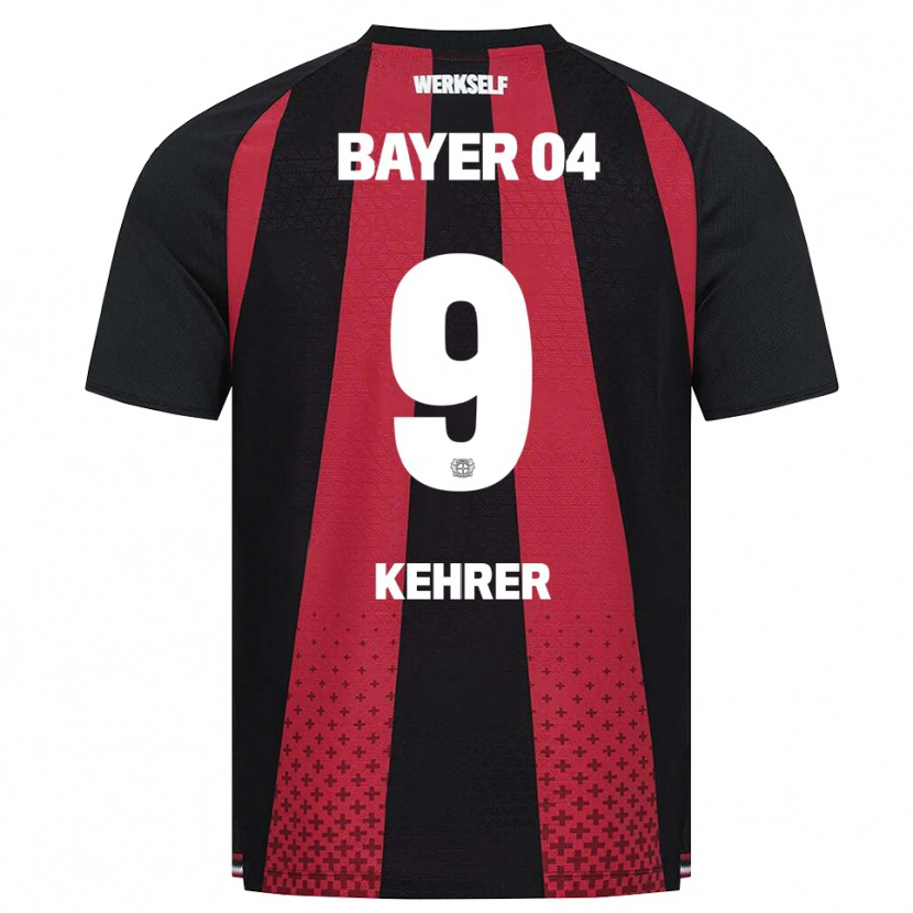 Danxen Kinder Caroline Kehrer #9 Schwarz Weiß Rot Heimtrikot Trikot 2026/27 T-Shirt Österreich