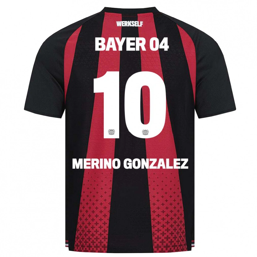 Danxen Kinder Estrella Merino Gonzalez #10 Schwarz Weiß Rot Heimtrikot Trikot 2026/27 T-Shirt Österreich