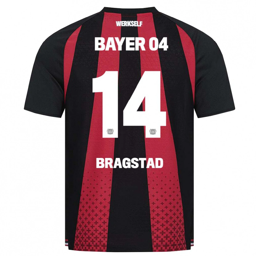Danxen Kinder Emilie Bragstad #14 Schwarz Weiß Rot Heimtrikot Trikot 2026/27 T-Shirt Österreich
