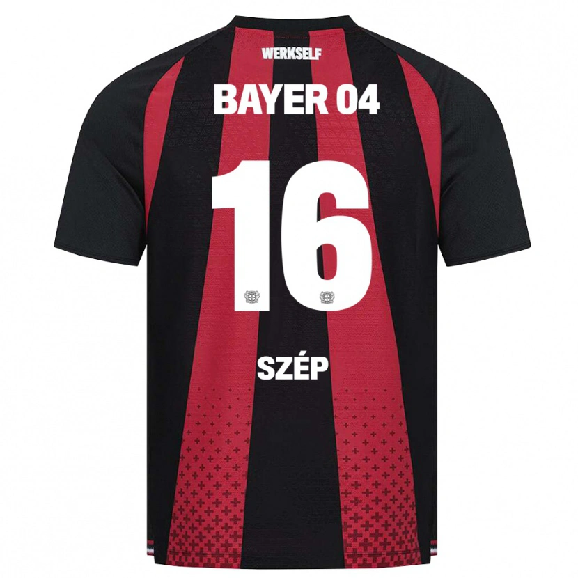 Danxen Kinder Márton Szép #16 Schwarz Weiß Rot Heimtrikot Trikot 2026/27 T-Shirt Österreich