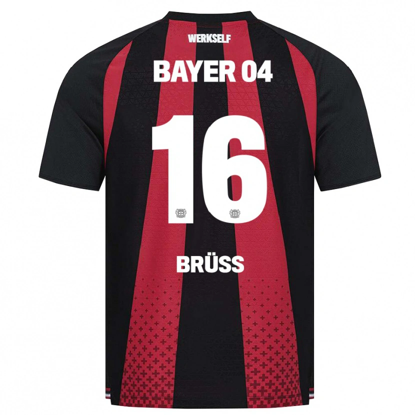 Danxen Kinder Tom Brüss #16 Schwarz Weiß Rot Heimtrikot Trikot 2026/27 T-Shirt Österreich