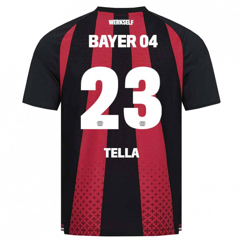 Danxen Kinder Nathan Tella #23 Schwarz Weiß Rot Heimtrikot Trikot 2026/27 T-Shirt Österreich
