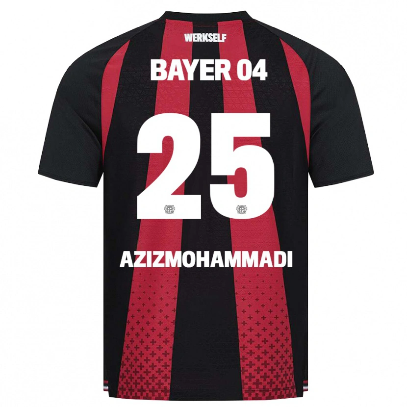 Danxen Kinder Mick Aziz Mohammadi #25 Schwarz Weiß Rot Heimtrikot Trikot 2026/27 T-Shirt Österreich