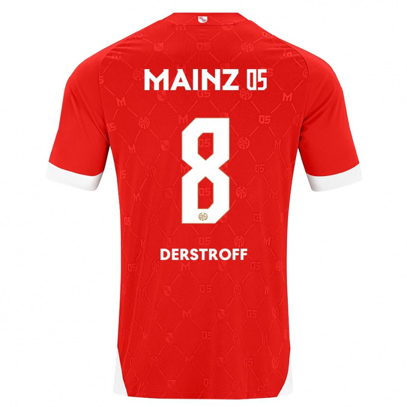 Danxen Kinder Julian Derstroff #8 Rot Weiß Heimtrikot Trikot 2026/27 T-Shirt Österreich