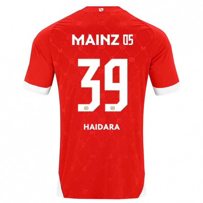Danxen Kinder Alynho Haidara #39 Rot Weiß Heimtrikot Trikot 2026/27 T-Shirt Österreich