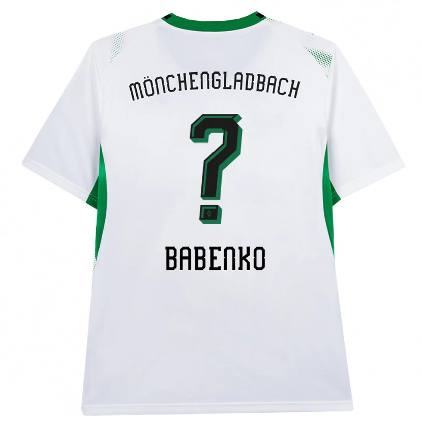Danxen Kinder Artur Babenko #0 Weiß Schwarz Grün Heimtrikot Trikot 2026/27 T-Shirt Österreich