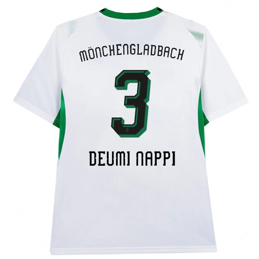 Danxen Kinder Dimitrie Deumi Nappi #3 Weiß Schwarz Grün Heimtrikot Trikot 2026/27 T-Shirt Österreich
