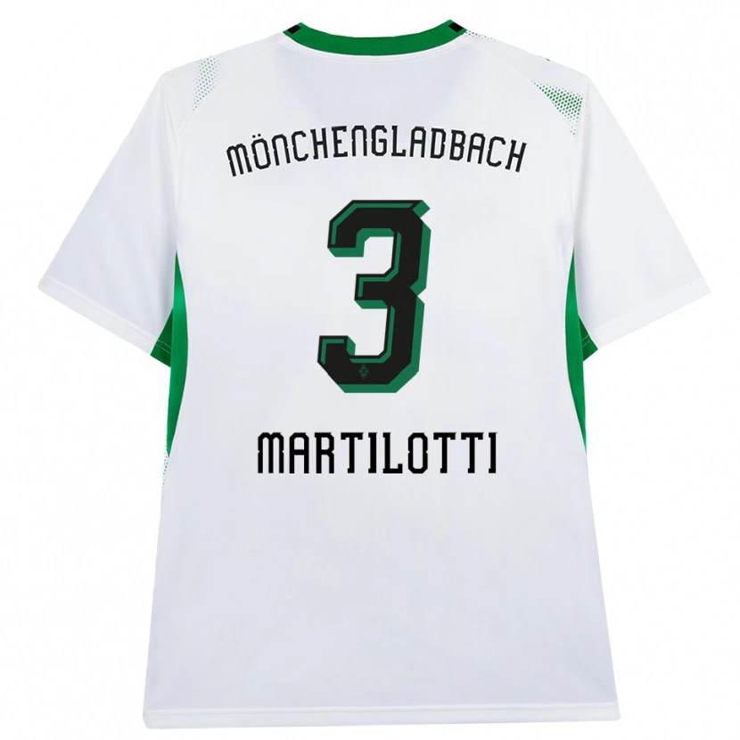 Danxen Kinder Francesco Martilotti #3 Weiß Schwarz Grün Heimtrikot Trikot 2026/27 T-Shirt Österreich