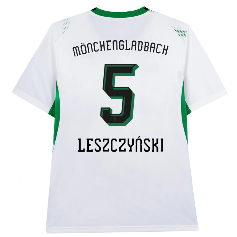 Danxen Kinder Jan Leszczyński #5 Weiß Schwarz Grün Heimtrikot Trikot 2026/27 T-Shirt Österreich