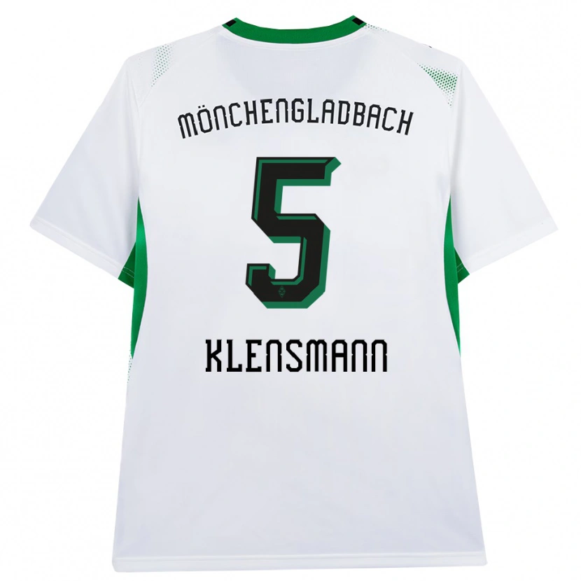 Danxen Kinder Paula Klensmann #5 Weiß Schwarz Grün Heimtrikot Trikot 2026/27 T-Shirt Österreich