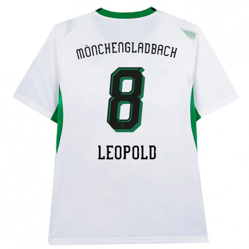 Danxen Kinder Enzo Leopold #8 Weiß Schwarz Grün Heimtrikot Trikot 2026/27 T-Shirt Österreich