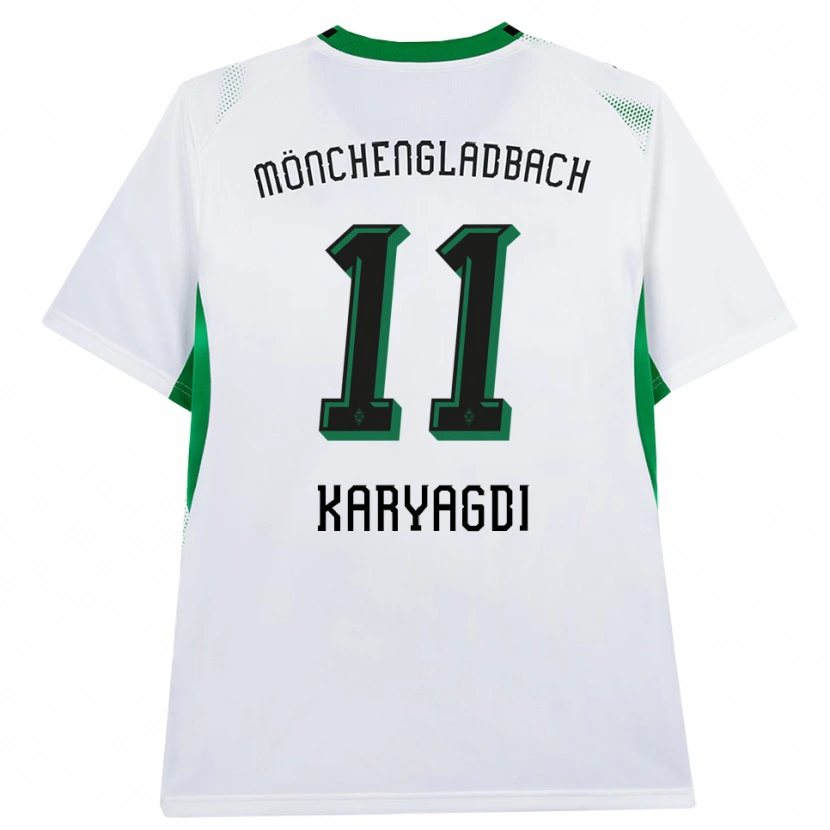 Danxen Kinder Kerim Karyagdi #11 Weiß Schwarz Grün Heimtrikot Trikot 2026/27 T-Shirt Österreich