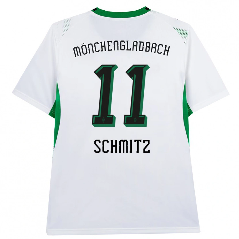 Danxen Kinder Louisa Schmitz #11 Weiß Schwarz Grün Heimtrikot Trikot 2026/27 T-Shirt Österreich