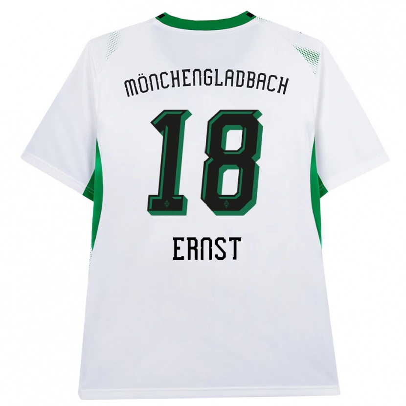 Danxen Kinder Jesse Ernst #18 Weiß Schwarz Grün Heimtrikot Trikot 2026/27 T-Shirt Österreich