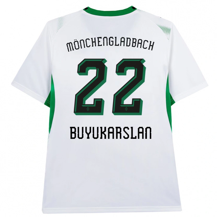 Danxen Kinder Oguzcan Büyükarslan #22 Weiß Schwarz Grün Heimtrikot Trikot 2026/27 T-Shirt Österreich