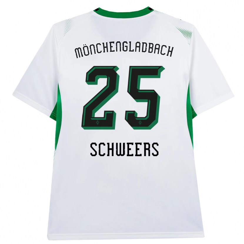 Danxen Kinder Lion Schweers #25 Weiß Schwarz Grün Heimtrikot Trikot 2026/27 T-Shirt Österreich
