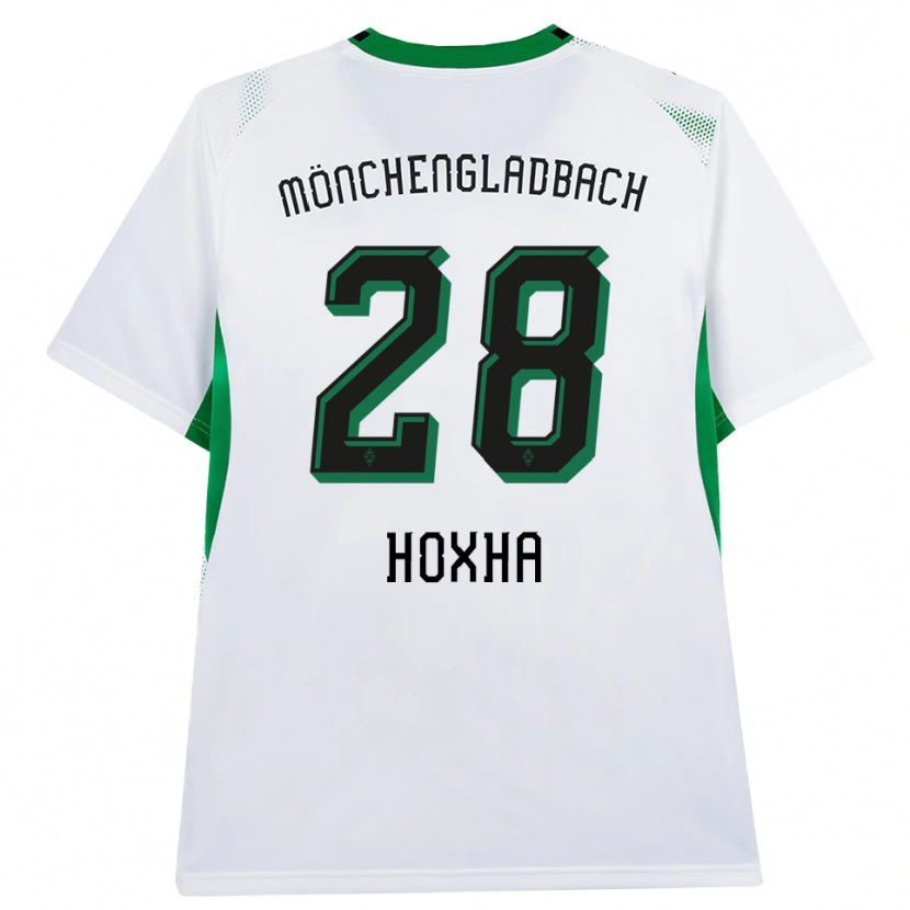 Danxen Kinder Flavjo Hoxha #28 Weiß Schwarz Grün Heimtrikot Trikot 2026/27 T-Shirt Österreich