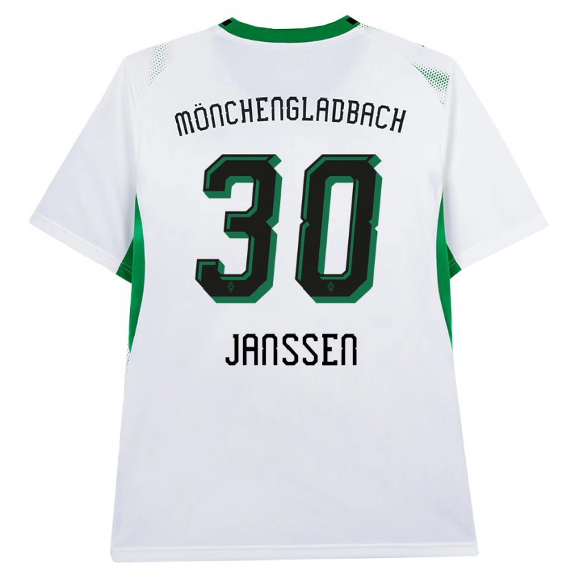 Danxen Kinder Annalena Janssen #30 Weiß Schwarz Grün Heimtrikot Trikot 2026/27 T-Shirt Österreich