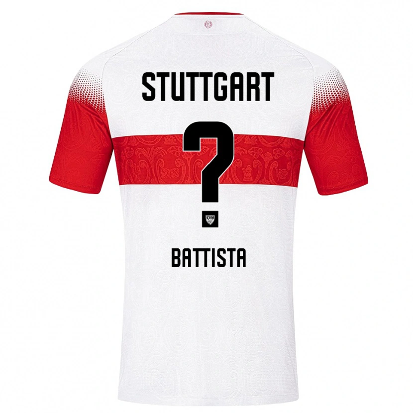 Danxen Kinder Luca Battista #0 Weiß Rot Gelb Heimtrikot Trikot 2026/27 T-Shirt Österreich