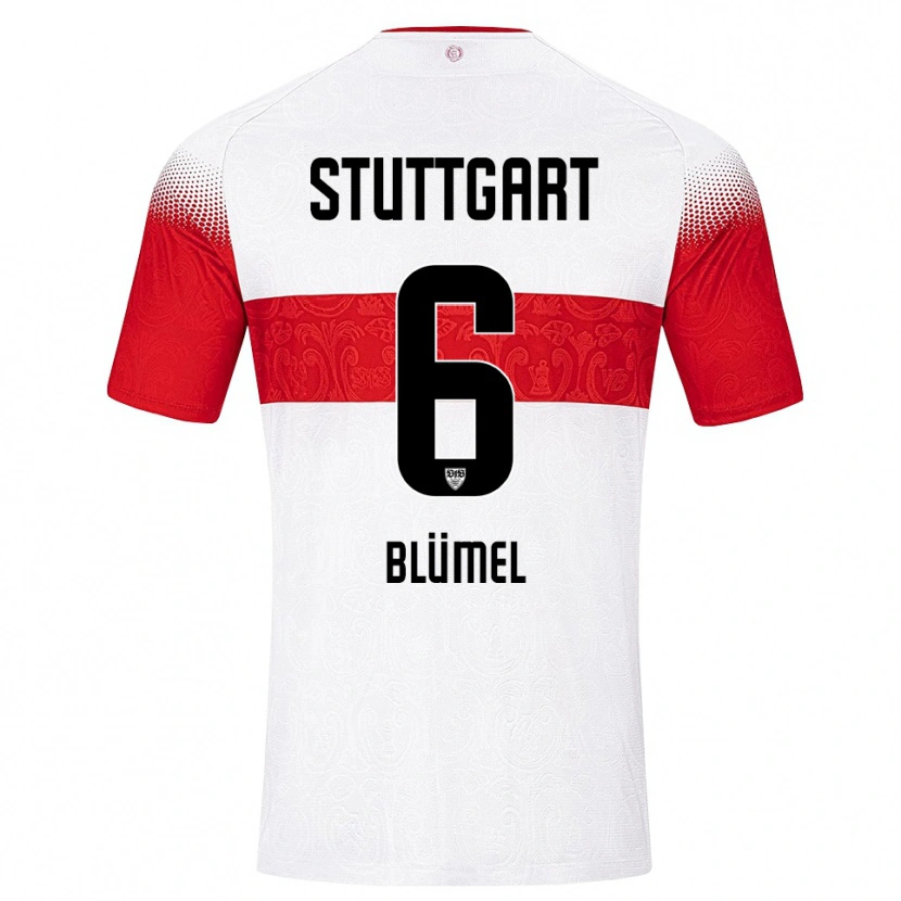 Danxen Kinder Charlotte Blümel #6 Weiß Rot Gelb Heimtrikot Trikot 2026/27 T-Shirt Österreich