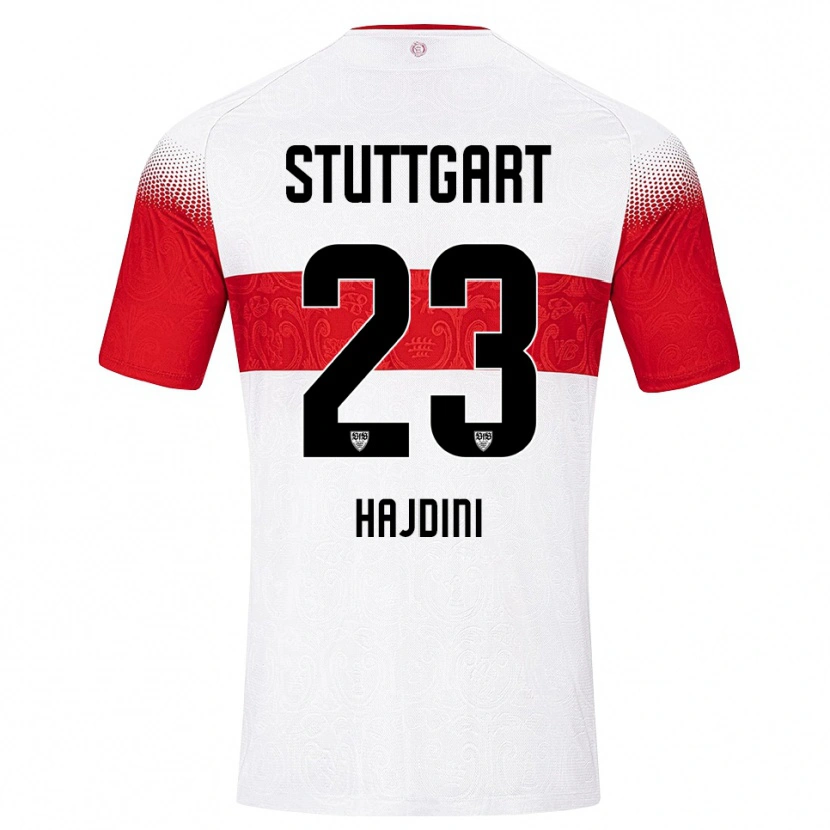 Danxen Kinder Deli Hajdini #23 Weiß Rot Gelb Heimtrikot Trikot 2026/27 T-Shirt Österreich